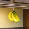 Gadjit Banana Hook Hanger - Ripen Naturally with Under Cabinet Banana Hanger/Holder. Self-Stick and Adheres (White) view 4