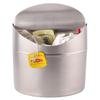 Estilo Mini Countertop Trash Can | Brushed Stainless Steel, Swing Top Lid Trash Bin, Silver 1.5 L / 0.40 Gallon | Kitchen Countertop, Bedroom, Bathroom, Home Office, Desktop, Table Top Trash Can view 1