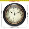Infinity Instruments 14877BG-2732 Precedent Silent Sweep 12 inch Wall Clock view 4