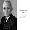 Harry Truman "The buck stops here" Quote Autograph 8x10 Photo view 1
