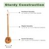Updated Modern Version Toilet Bowl Brush, Natural Coconut Fiber Brush Head and Beechwood Handle for Bathroom Toilet - Sturdy, Deep Cleaning, Eco-Friendly, Toilet Cleaning Brush with Hanging Hook view 2