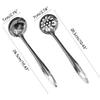 Hot Pot Strainer, Stainless Steel Spider Strainer Skimmer Spoon for Shabu Shabu & Soup Skimming & Chinese Huoguo view 2