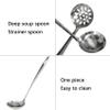 Hot Pot Strainer, Stainless Steel Spider Strainer Skimmer Spoon for Shabu Shabu & Soup Skimming & Chinese Huoguo view 3