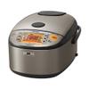 Zojirushi NP-HCC10XH Induction Heating System Rice Cooker and Warmer, 5.5-Cup, Stainless Dark Gray view 1