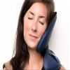 NapAnywhere NABLU Head Support Travel Pillow44; Cobalt view 1