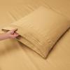 Nestl Split King Sheet Set - 1800 Ultra-Soft Microfiber Bed Sheets - Double Brushed - Deep Pockets - Easy Fit - 5 Piece Set - Bed Sheets & Pillowcases (Split King Size, Camel Gold) view 3