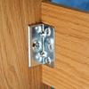 No-Mortise Bed Rail Brackets for Wood Bed Frame  Durable Zinc-Plated Metal Bed Rails Bracket w/Single-Bolt Assembly  Easy-to-Install Ideal Heavy Duty Bracket for Rigid Joints & Furniture Hardware view 1