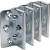 No-Mortise Bed Rail Brackets for Wood Bed Frame  Durable Zinc-Plated Metal Bed Rails Bracket w/Single-Bolt Assembly  Easy-to-Install Ideal Heavy Duty Bracket for Rigid Joints & Furniture Hardware view 2