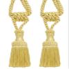 DCOPRO Decorative Chainette Tassel Tiebacks, 5" Tassel (12.5cm), 30" Spread (76cm) (STB-PY) / Light Gold #B7 (Light Yellow Gold) Pack of 2 view 1