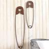 Collections-Etc Large Hanging Metal Safety Pins Laundry Room Wall Home Decoration - Set of 2 , Rustic view 1