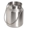 Lindy's Stainless Steel Seamless 1-Gallon Milk Jug, Milk Can, Milk Pail, Anti-Leak Liquid Storage Container with Tight Lid and Long Swivel Handle view 1