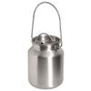 Lindy's Stainless Steel Seamless 1-Gallon Milk Jug, Milk Can, Milk Pail, Anti-Leak Liquid Storage Container with Tight Lid and Long Swivel Handle view 2
