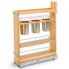 Rev-A-Shelf 5" Pull Out Storage Organizer for Base Kitchen w/ Soft-Close, Sliding Shelves for Utilities, Utensils or Spices, 448UT-BCSC-5C view 1