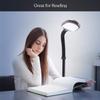 Brightech Litespan - Bright LED Floor Reading Lamp for Over Chair Crafts and Reading, Esthetician Light for Lash Extensions, Gooseneck Adjustable Standing Lamp for Living Room, Bedroom, Office - Black view 3