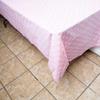 Dotted Rectangular Plastic Table Cover | 54" x 108" | Lovely Pink | 1 Pc view 3