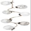 Creative Co-Op Embossed Antique Silver Mercury Glass Ornamental Garland (XC5496) view 2