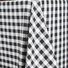 BalsaCircle 60-Inch x 102-Inch Black Gingham Checkered Polyester Tablecloth Table Linens Wedding Party Events Decorations view 3
