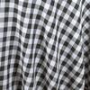 BalsaCircle 60-Inch x 102-Inch Black Gingham Checkered Polyester Tablecloth Table Linens Wedding Party Events Decorations view 4