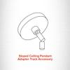 ELCO Lighting EP905B EP905 Sloped Ceiling Pendant Adapter,Black view 2