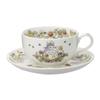 Noritake T97285A/4660-3 My Neighbor Totoro Milk Tea Cup & Saucer, 11.8 fl oz (325 cc), Snake Strawberry Version, Microwave Safe, 1 Guest, Bone China view 1