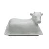 Butter Dish Cow Shaped White Ceramic / Porcelain by Chefcaptain view 2