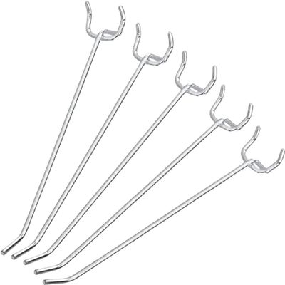 Neiko 53102A 6 Pegboard Hook Organizer Kit, 50 Pack, Hanging Hooks Set for Garage Organization, Great for Wall Hanging and Shelving, Tool Storage, Craft Organizing