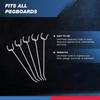 Neiko 53102A 6 Pegboard Hook Organizer Kit, 50 Pack, Hanging Hooks Set for Garage Organization, Great for Wall Hanging and Shelving, Tool Storage, Craft Organizing view 3