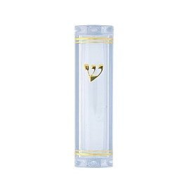 Waterproof Lucite Mezuzah Case Holder for 10 cm Scroll - 4 Pack