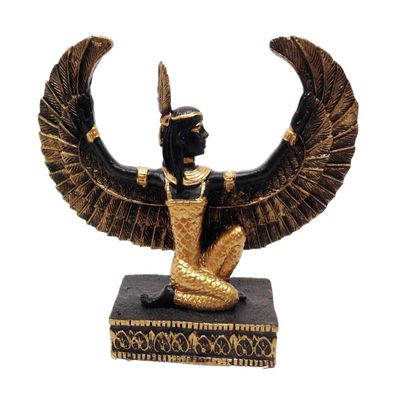 Gifts & Decor Egyptian Egypt Goddess of Justice MAAT Statue Small Doll House Miniature 3"
