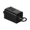 ELCO Lighting EP815B Pendant Adapter for 1 & 2 Circuit Track Black view 3