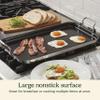 Cuisinart Griddle Skillet, Nonstick Double Burner, 10x18-Inch, MCP45-25NSP1 view 2