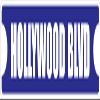StickerPirate Hollywood BLVD 4" x 18" Novelty Metal Street Sign Aluminum SS 1729 view 1