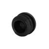 Flyshop Black Chair Table Legs 19 mm, 3/4" Outside Diameter Plastic End Caps Round Ribbed Tube Inserts 10 PCS view 4