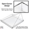 Clear Acrylic Organizer Tray, 10 x 10 Low-Profile Display & Vanity Tray  BPA-Free, Bathroom, Desk, Decor & Serving (Dry Use Only) - Made in USA view 2