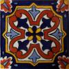 6x6 4 pcs Picota Talavera Mexican Tile view 1