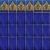 3x3 16 pcs Cobalt Blue Talavera Mexican Tile view 2