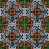 6x6 4 pcs Gerona Talavera Mexican Tile view 3