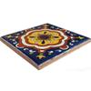 6x6 4 pcs Full Concha Flower Talavera Mexican Tile view 2