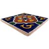 6x6 4 pcs Blue Granada Talavera Mexican Tile view 2