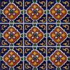 6x6 4 pcs Blue Granada Talavera Mexican Tile view 4
