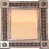 Fine Crafts Imports Medium Silver Granada Tile Mexican Mirror view 1