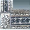 Fine Crafts Imports Medium Silver Caracol Tile Talavera Tin Mirror view 2