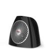 Vornado VH202 Personal Space Heater, Advanced Safety Features, 2 Heat Settings, Direct Heating, Fan Only Setting, Cool-Touch Exterior, Signature Vortex Heat Circulation, Gentle Heating, Black view 1