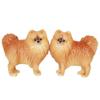 Pacific Giftware Pomeranian Dog Salt and Pepper Shakers Set, Magnetic view 1