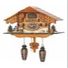 Trenkle Quartz Cuckoo Clock Black forest house with music TU 4206 QM view 1