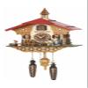 Trenkle Quartz Cuckoo Clock Black Forest House with Moving Black Forest Woman and Mill Wheel, with Music TU 4215 QM view 1