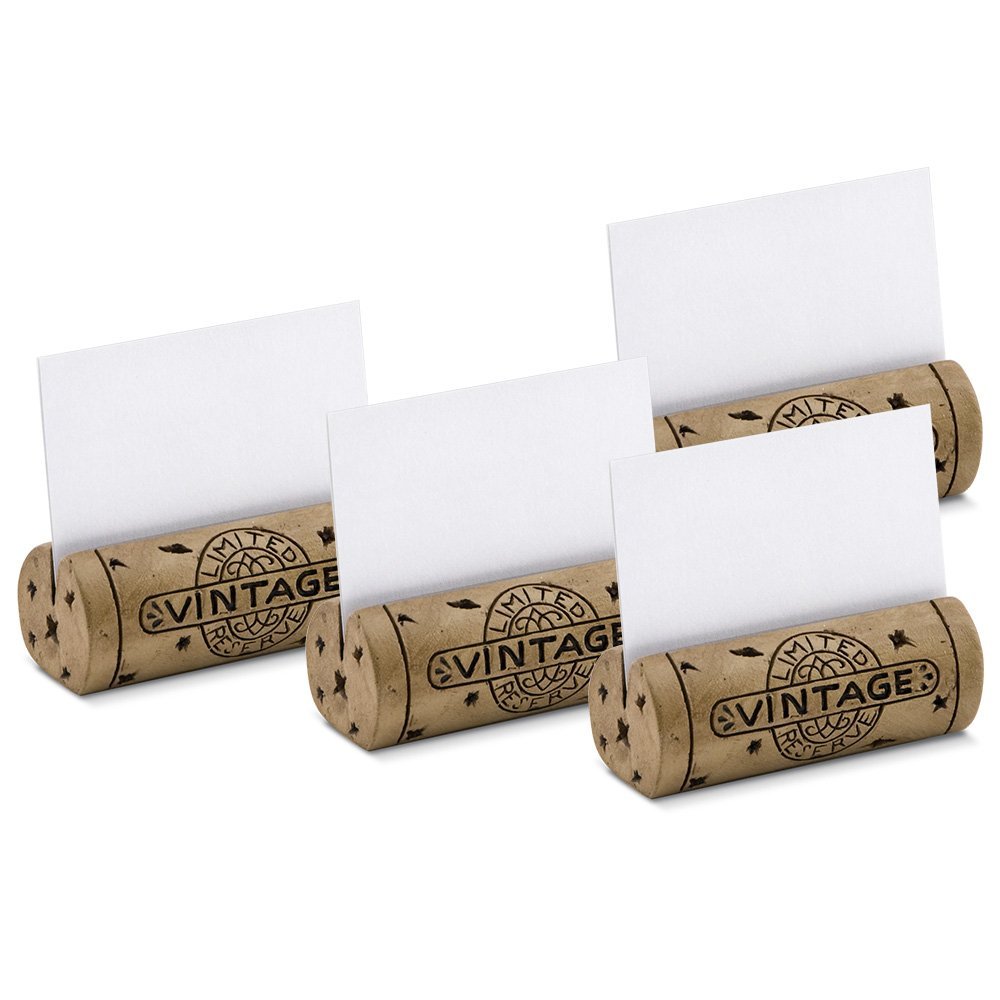 Epic Products Got Cork Table Place Card Holder (Set of 4), Multicolor