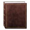 Magnetic Self-Stick 3-Ring Photo Album 100 Pages (50 Sheets), Brown view 1