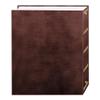 Magnetic Self-Stick 3-Ring Photo Album 100 Pages (50 Sheets), Brown view 2