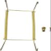 Rocky Mountain Goods Plate Hanger for Wall and Mounting Hardware - Fits Decorative Plates and platters - Heavy Duty Polished Brass - Vinyl Non Scratch Hooks - Includes Wall Mount kit (11" - 18") view 2
